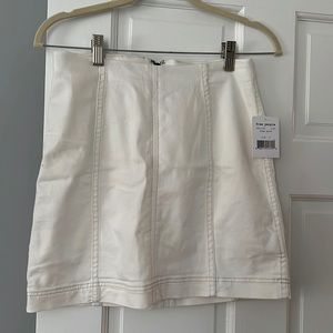Free people white skirt